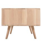 Tv-meubel Loca V deels massief wild eikenhout - Licht geoliede wild eikenhouten look - 225 x 42 cm