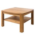 Salontafel Lunow massief knoestig eikenhout - Knoestige eikenhouten - Breedte: 83 cm