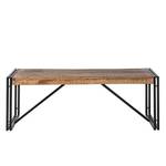 Table basse Iron Manguier massif / Fer - Manguier / Noir