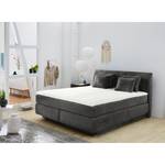 Boxspringbett Cervantes Schwarz - Doppelmatratze H3/H4