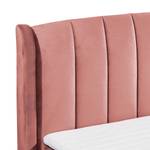 Lit boxspring Malvinas Rose vieilli - 140 x 200cm