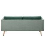 Sofa Croom I (3-Sitzer) Webstoff Fida / Samt Freda: Mintgrün / Petrol