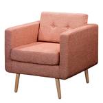 Fauteuil Croom Microfibre - Tissu Fida: Rose vieilli - Sans repose-pieds