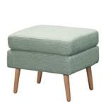 Repose-pieds Croom Microfibre - Tissu Fida: Vert menthe