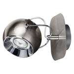 LED-Wandleuchte Ball Stahl - 1-flammig - Silber