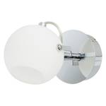 LED-Wandleuchte Ida Milchglas / Stahl - 1-flammig