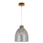 Hanglamp Aura I Glas/massief eikenhout - 1 lichtbron