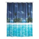 Duschvorhang Palmenstrand Multicolor - Textil - 180 x 200 cm