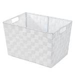 Panier de rangement Adria IV Tissu - Blanc