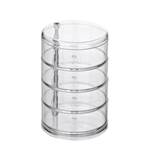 Boîte à cosmétiques Ovalle Transparent - Matière plastique - 12 x 18 x 12 cm