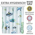 Douchegordijn Aquaria Meerkleurig - Textiel - 180 x 200 cm