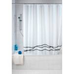 Rideau de douche anti-moisissures Noa Blanc - Textile - 180 x 200 cm