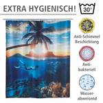Douchegordijn Underwater Meerkleurig - Textiel - 180 x 200 cm