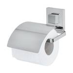 porte papier toilette à ventouse Quadro Argenté - Métal - Matière plastique - 13 x 12 x 14 cm