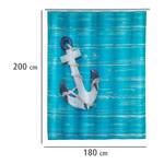 Rideau de douche Aboard Multicolore - Textile - 180 x 200 cm