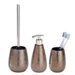 Bad-Accessoire-Set Marrakesh (3-teilig) Braun - Keramik