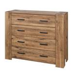 Kast Morton Bruin - Massief hout - 120 x 100 x 45 cm