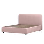 Gestoffeerd bed Chiara I geweven stof in fluwelen look - Mauve - 140 x 200cm - 1 opbergruimte