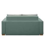 Slaapbank LATINA Basic Geweven stof - Geweven stof Sari / Geweven stof Habren: Mintgrijs  / Beige-Mintgrijs - Breedte: 153 cm