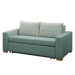 Schlafsofa LATINA Basic Webstoff - Webstoff Sari / Webstoff Habren: Mintgrau / Beige-Mintgrau - Breite: 173 cm