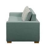 Schlafsofa LATINA Basic Webstoff - Webstoff Sari / Webstoff Habren: Mintgrau / Beige-Mintgrau - Breite: 173 cm