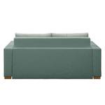 Slaapbank LATINA Basic Geweven stof - Geweven stof Sari / Geweven stof Habren: Mintgrijs  / Beige-Mintgrijs - Breedte: 193 cm