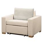 Fauteuil convertible LATINA basic Tissu - Tissu Sari: Beige