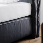 Lit boxspring Seaspray Tissu - Anthracite - 180 x 200cm - Matelas double D2/D3