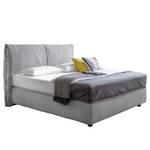 Lit boxspring Seaspray Tissu - Gris clair - 180 x 200cm - D3 medium