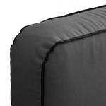 Boxspringbett Dochamps Webstoff - Anthrazit - 180 x 200cm - H2