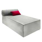 Lit boxspring Wodonga Tissu - Gris clair