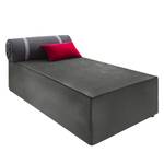 Lit boxspring Wodonga Tissu - Anthracite