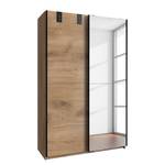 Armoire à portes coulissantes Cardiff Largeur : 135 cm - Avec portes miroir