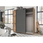 Armoire à portes coulissantes Cardiff Largeur : 180 cm - Sans portes miroir