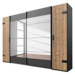 Schwebetürenschrank Stockholm Braun - Holzwerkstoff - 270 x 210 x 65 cm