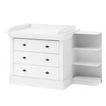 Commode Bergen IV Pin nordique - Blanc