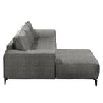 Ecksofa Mazy Microfaser - Fango - Longchair davorstehend links