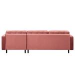 Ecksofa Corndale Samt - Altrosa