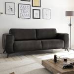 Sofa Churchill (3-Sitzer) Microfaser - Anthrazit