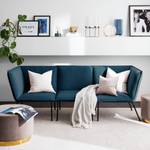 Sofa Dorado (3-Sitzer) Samt - Marineblau