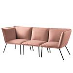 Sofa Dorado (3-Sitzer) Samt - Altrosa