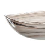 Schaal Alabastro Marble II glas - gemarmerd grijs