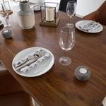 Eettafel Woodson Massief acaciahout/ijzer - Bruin acaciahout - Breedte: 180 cm