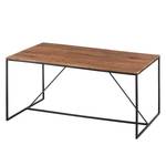 Table Woodson Acacia massif / Fer - Acacia Marron clair - Largeur : 180 cm