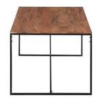 Table Woodson Acacia massif / Fer - Acacia Marron clair - Largeur : 180 cm