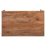 Eettafel Woodson Massief acaciahout/ijzer - Acaciahouten Lichtbruin - Breedte: 180 cm