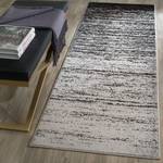 Tapis de couloir Marius Tissu - Noir / Blanc