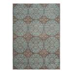 Tapis Taryn Tissu - Turquoise / Marron - 120 x 180 cm