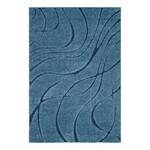 Tapis épais Naples Tissu - Bleu jean - 160 x 230 cm