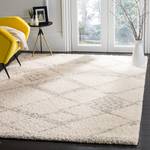 Tapis épais Fionne Tissu - Crème / Beige - 90 x 150 cm